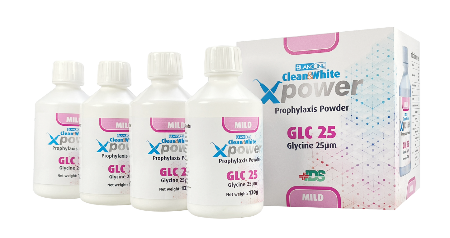 Clean&White XPower 25 Gylcine - MILD 25µm ( 4 Flaschen)